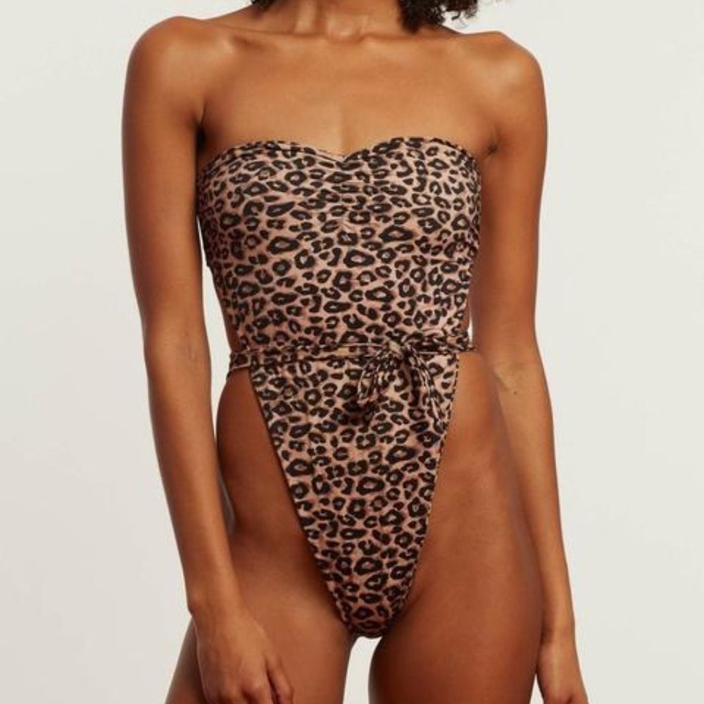 Swamis cheeta print swimsuit